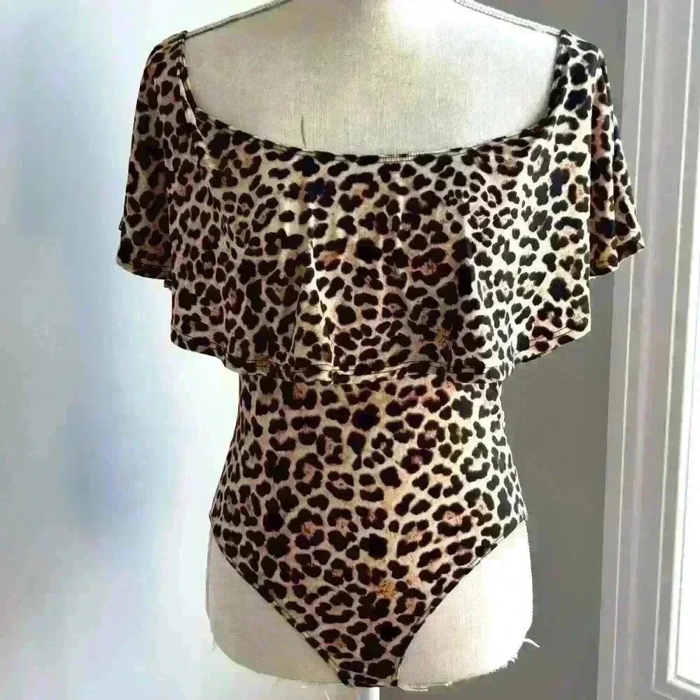 Charlotte Russe small cheetah body suit